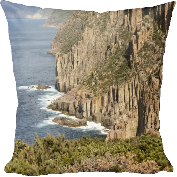 Australia, Tasmania. Dolerite columns Cape Hauy track Three Capes Track