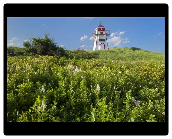 Canada, Prince Edward Island, Prince Edward Island National Park. Lighthouse at Covehead Harbour