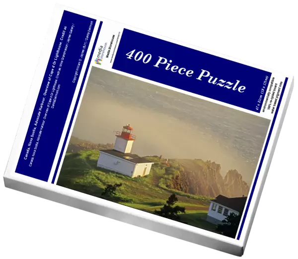 Canada, Nova Scotia, Advocate Harbour. Overview of Cape d Or Lighthouse. Credit as