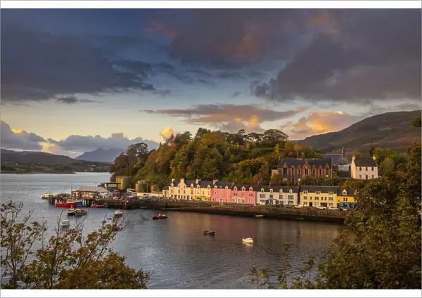 Portree Habour. Portree is the Capital town on the Isle of Skye. Scotland