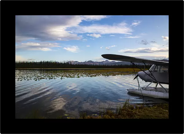 USA, Alaska. Floatplane