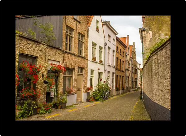Street scene, Bruges, West Flanders, Belgium