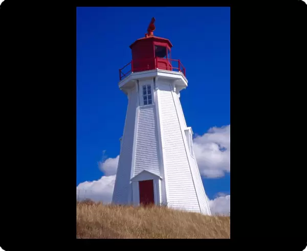 NA, Canada, New Brunswick, Campobello Island. Mulholland lighthouse