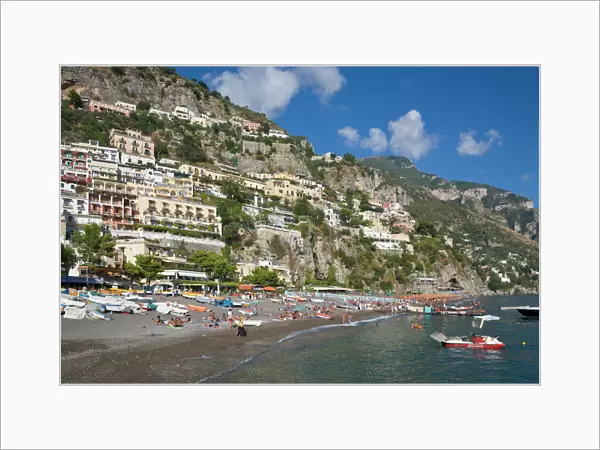 Beach at Positano, Campania, Italy