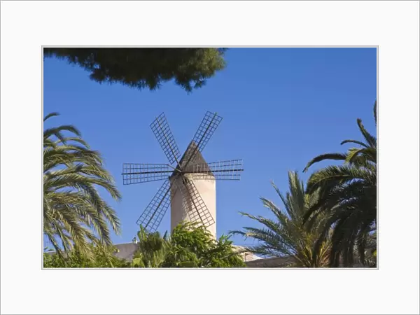 Windmill, Palma, Mallorca, Spain