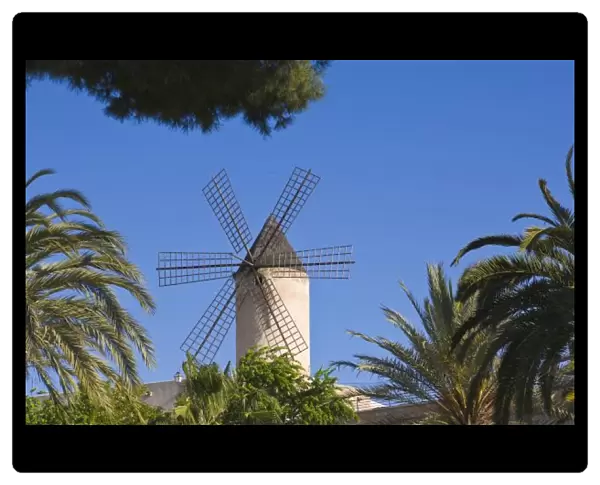 Windmill, Palma, Mallorca, Spain