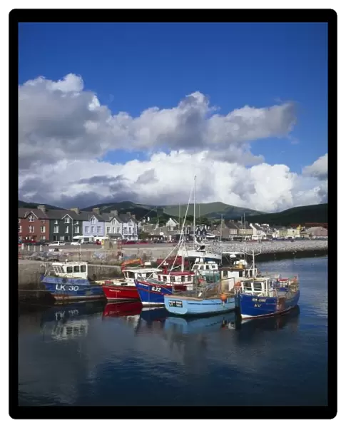 Town and Harbour, Dingle, County Kerry, Munster, Ireland