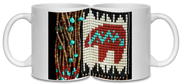 Southwest, American Indian art & handicrafts. Classic Navajo bead work necklaces