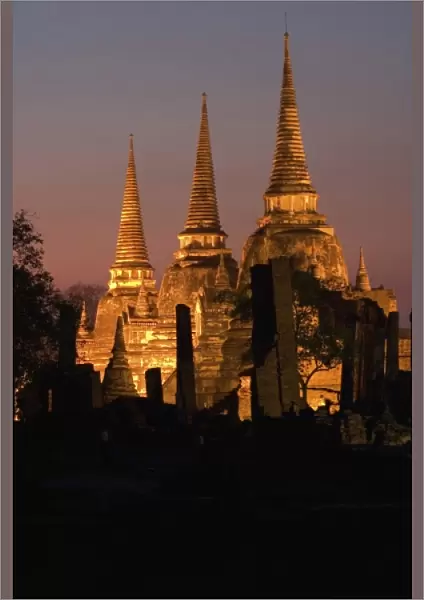 Wat Phra Si Sanphet Temple, Ayutthaya, Thailand