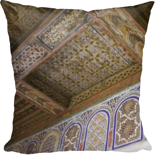 MOROCCO, South of the High Atlas, OUARZAZATE: Taourirt Kasbah  /  Ornate Ceiling