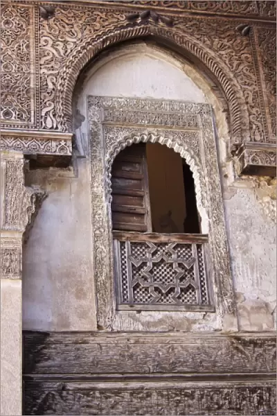 Window and arch, Fes medina, Morocco