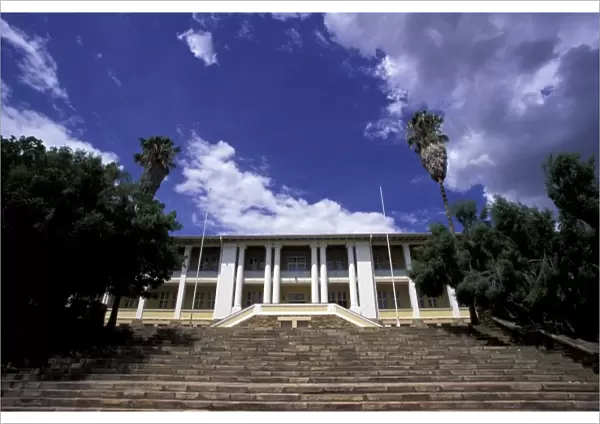 Africa, Namibia, Windhoek. Tintenpalast Ink Palace, Namibian parliament