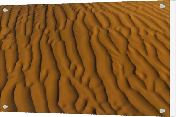 Ripples in sand in the Sahara desert in Douz in Tunisia Africa
