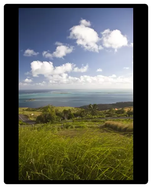 Mauritius, Rodrigues Island, Pompee, Ile Hermitage from the Port Sud-Est road