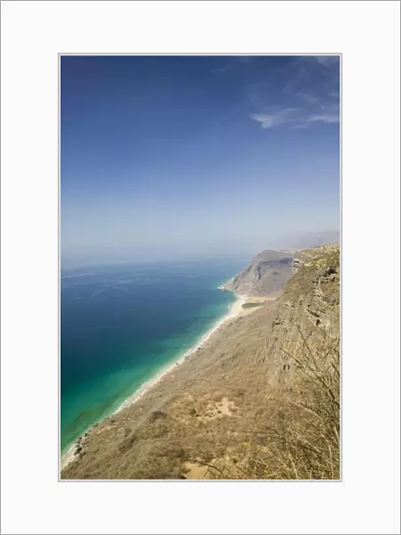 Oman, Dhofar Region, Coastal View of Arabian Sea