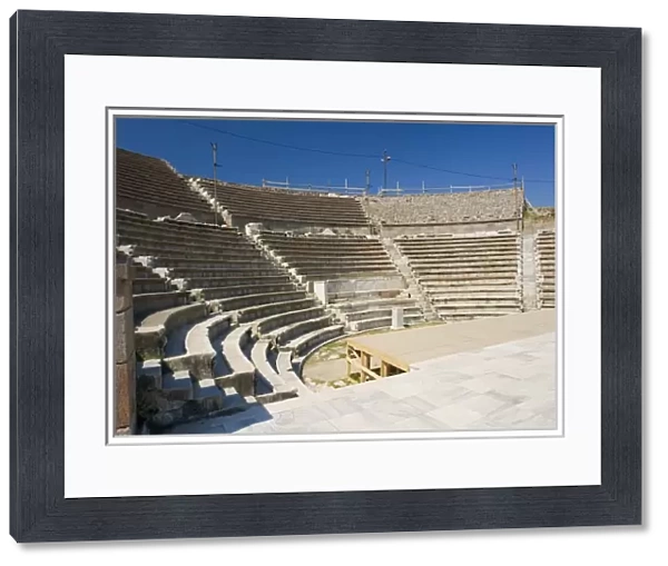 Antique theater in Asclepion (Sanctuary of Asclepius) of Pergamon (Pergamum  /  Bergama)