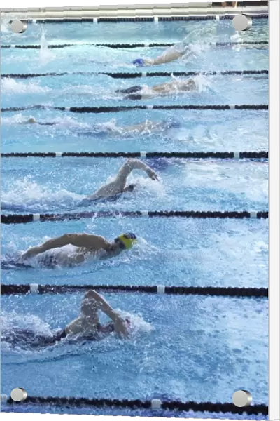 Swimming Races, Moana Pool, Dunedin, South Island, New Zealand