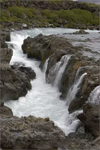 Iceland, Barnafoss waterfall