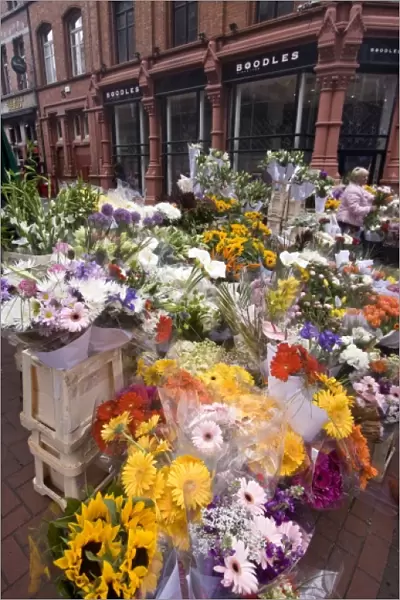 Ireland, Dublin, flower market