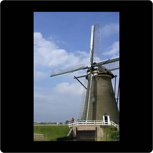 Europe, Netherlands, Holland, Kinderdijk UNESCO world heritage site, Windmills used