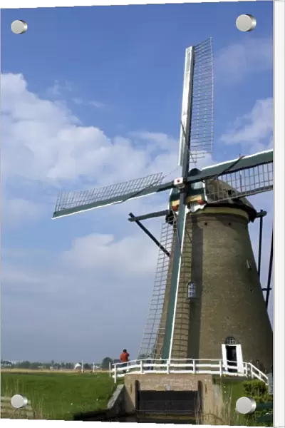 Europe, Netherlands, Holland, Kinderdijk UNESCO world heritage site, Windmills used