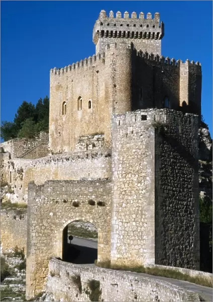 ALARCON. Castle. Arab origin and rebuilt under Christian rule by King Alfonso VIII