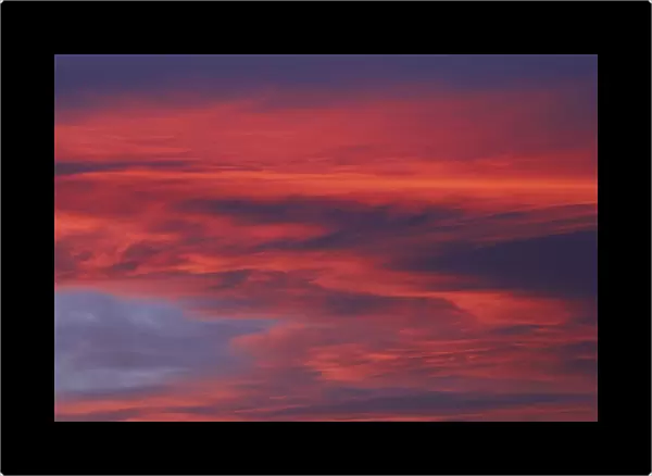 Clouds at Sunset, Dunedin, Otago, South Island, New Zealand