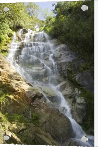 Winaywayna Falls (also called Huinay Huayna), Inca Trail to Machu Picchu, Peru