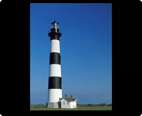 CAPE HATTERAS NATIONAL SEASHORE, NORTH CAROLINA. USA. Bodie Island lighthouse. Outer Banks