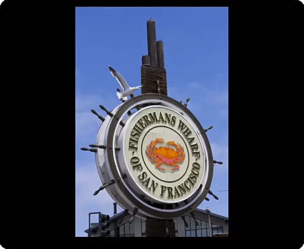Fishermans Wharf Sign at Pier 39 - San Francisco, California