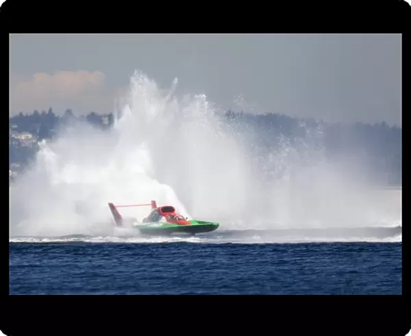 WA, Seattle, Seafair Hydroplane Races on Lake Washington