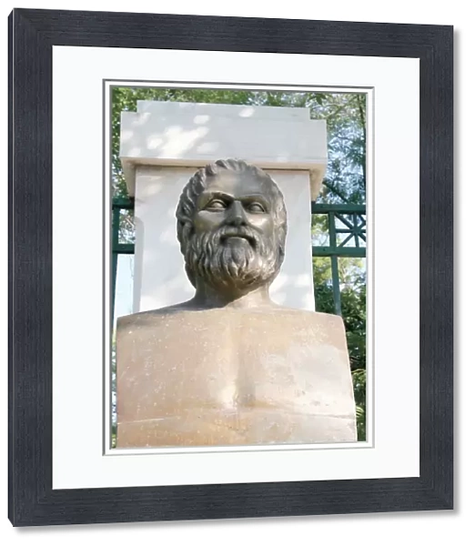 Euripides (480-406). Was one of the three great tragedians of Classical Athens. Bust