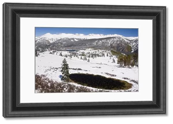 Early Snow at Molas Divide, Silverton, Rocky Mountains, Colorado, USA