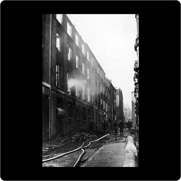 Blitz in London -- Britannia Row, Islington, WW2