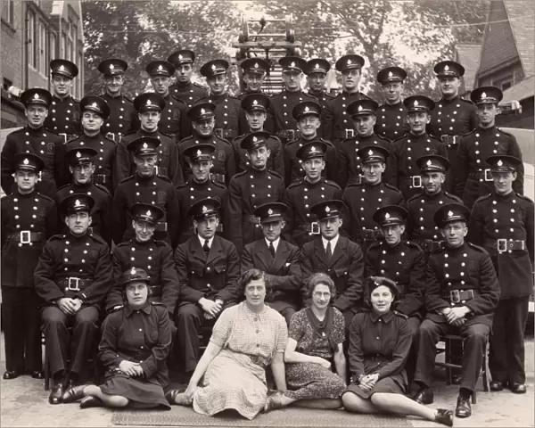 Group Photograph - Auxiliary Fire Service Men and Women