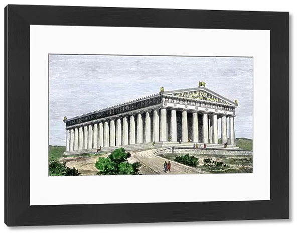 Parthenon in ancient Athens