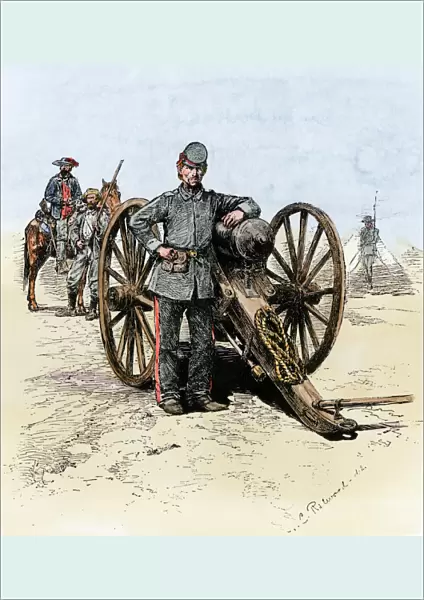 Confederate field artillery