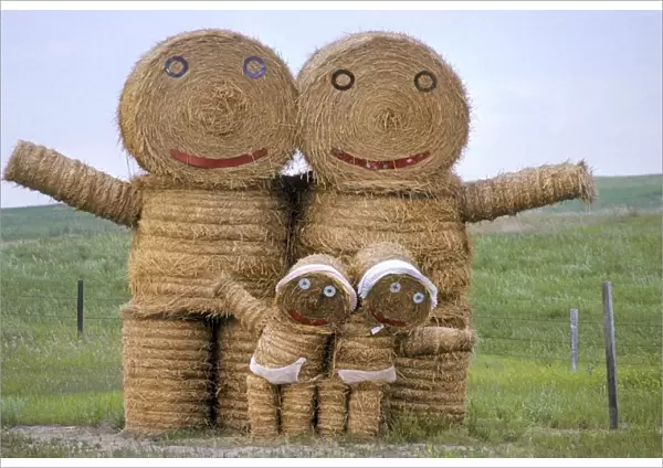 Hay family, North Dakota