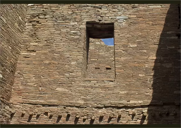 Pueblo Bonito window, Chaco Canyon NM