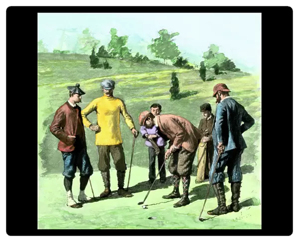 Golfers in the 1890s
