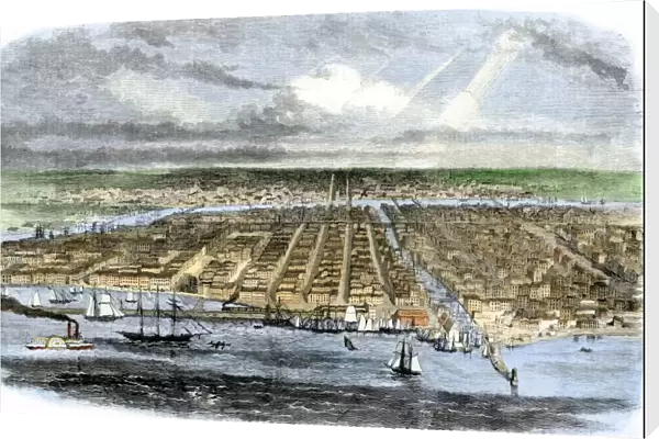 City of Chicago in 1860