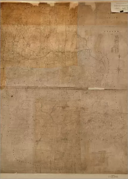 Cuckfield tithe map, 1845