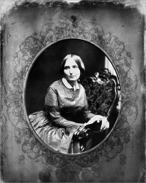 Unidentified woman photographed, c1850, by Southworth & Hawes, Boston, Massachusetts