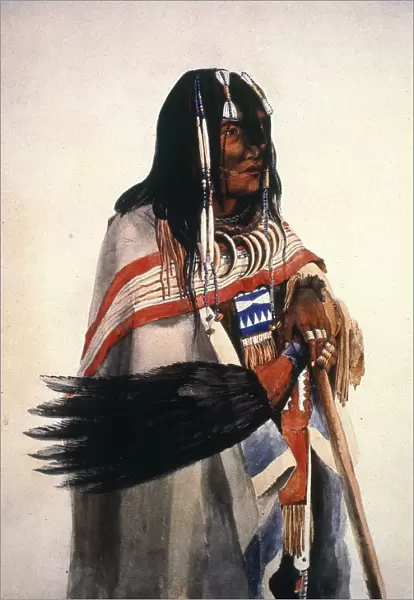 PIEGAN BLACKFOOT NATIVE AMERICAN. Makui-Poka (Child of the Wolf) Piegan Blackfoot Native American
