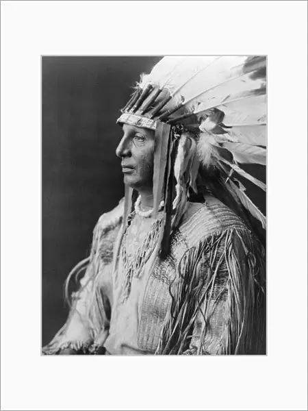 CURTIS: WHITE SHIELD, c1908. White Shield, an Arikara Native American of the Great Plains