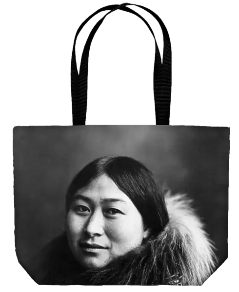 ALASKA: ESKIMO, c1907. Eskimo woman, Nome, Alaska. Photographed by the Lomen Brothers