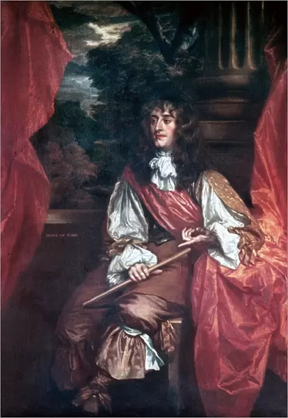 KING JAMES II OF ENGLAND. (When Duke of York). Oil by Sir Peter Lely