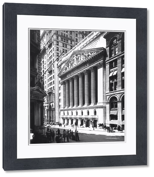NEW YORK STOCK EXCHANGE. Photographed c1904