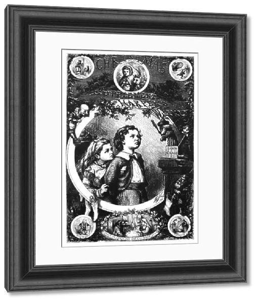 NAST: CHRISTMAS, 1870. Engraved cover by Thomas Nast for a Christmas Supplement