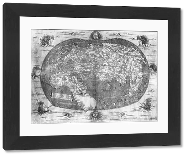 WORLD MAP, c1492. World map showing only the Eastern Hemisphere